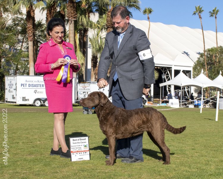 Nymie winning her Championship in Palm Springs, CA